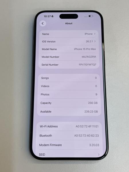Apple iPhone 15 Pro Max