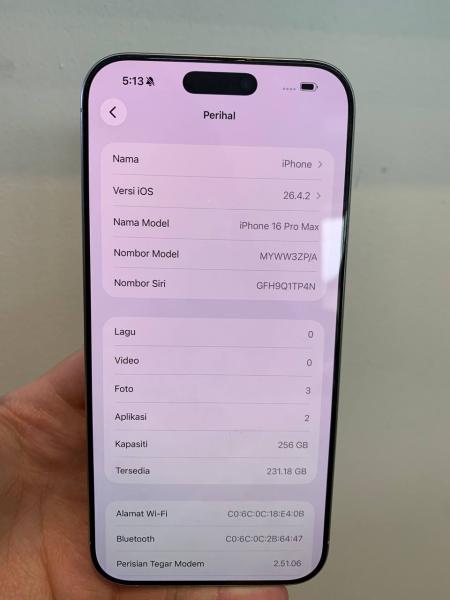 Apple IPHONE 16 PRO MAX