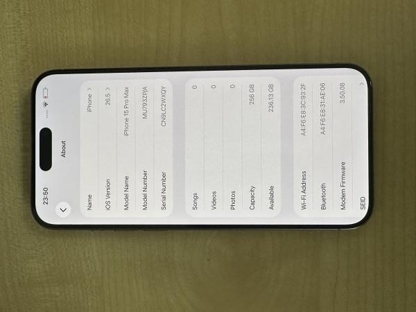 Apple iPhone 15 Pro Max