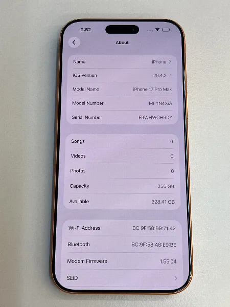 Apple iPhone 17 Pro Max