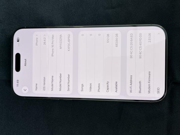 Apple iPhone 16 Pro Max