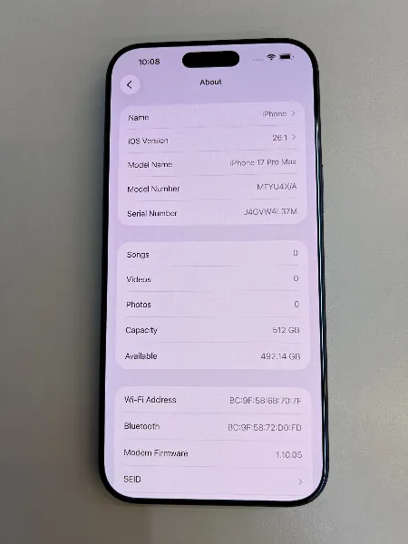 Apple iPhone 17 Pro Max
