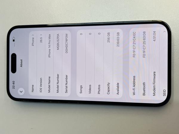 Apple iPhone 14 Pro Max