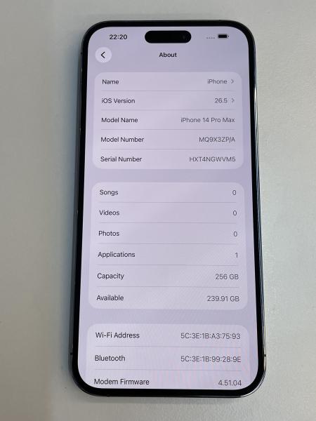Apple iPhone 14 Pro Max