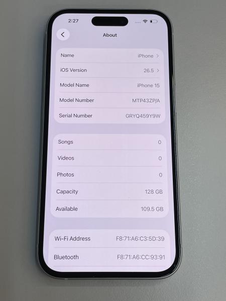 Apple iPhone 15