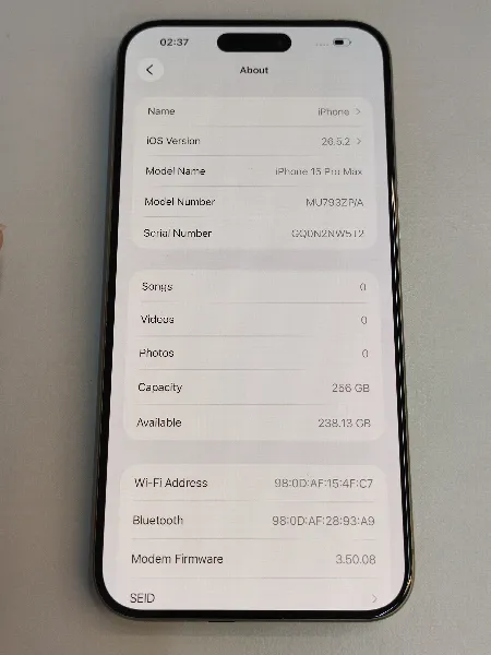 Apple iPhone 15 Pro Max