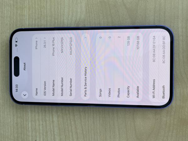 Apple IPHONE 16 PLUS