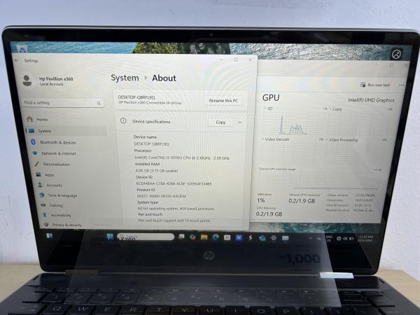 HP PAVILLION X360 14-DH1XXX