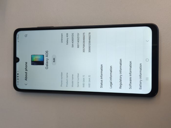 Samsung Galaxy A06 — photo 7 of 9