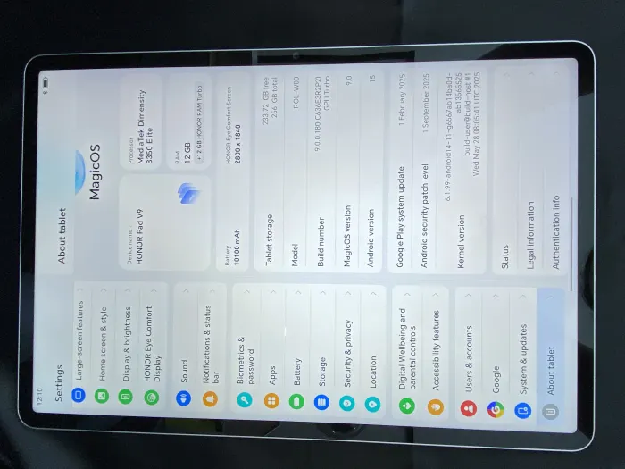 Honor Pad V9 — photo 4 of 6