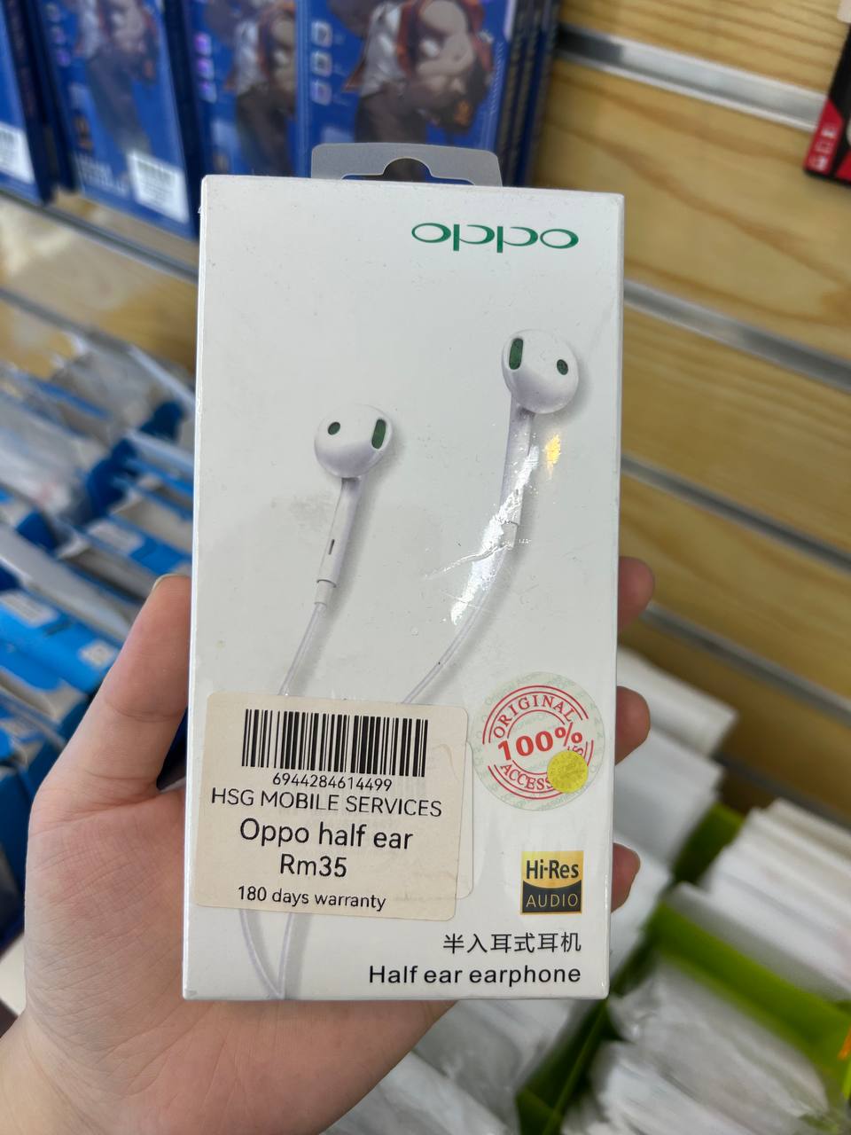 OPPO Half Ear Earphone