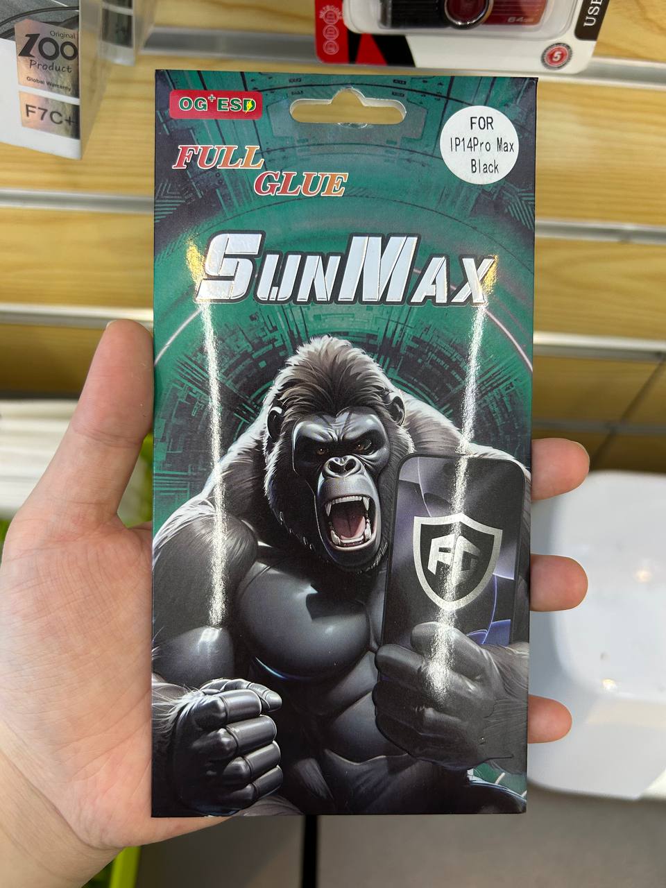 SUNMAX Tempered Glass HD Full Glue IPhone 14 Pro/14 Pro Max