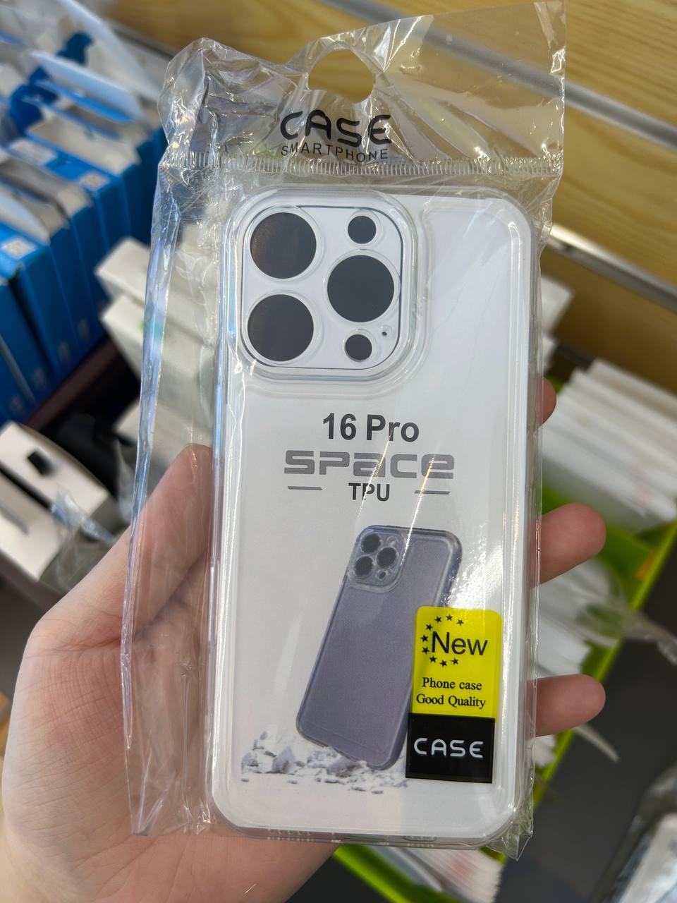 TPU Space Case IPhone 16 Pro Black/White