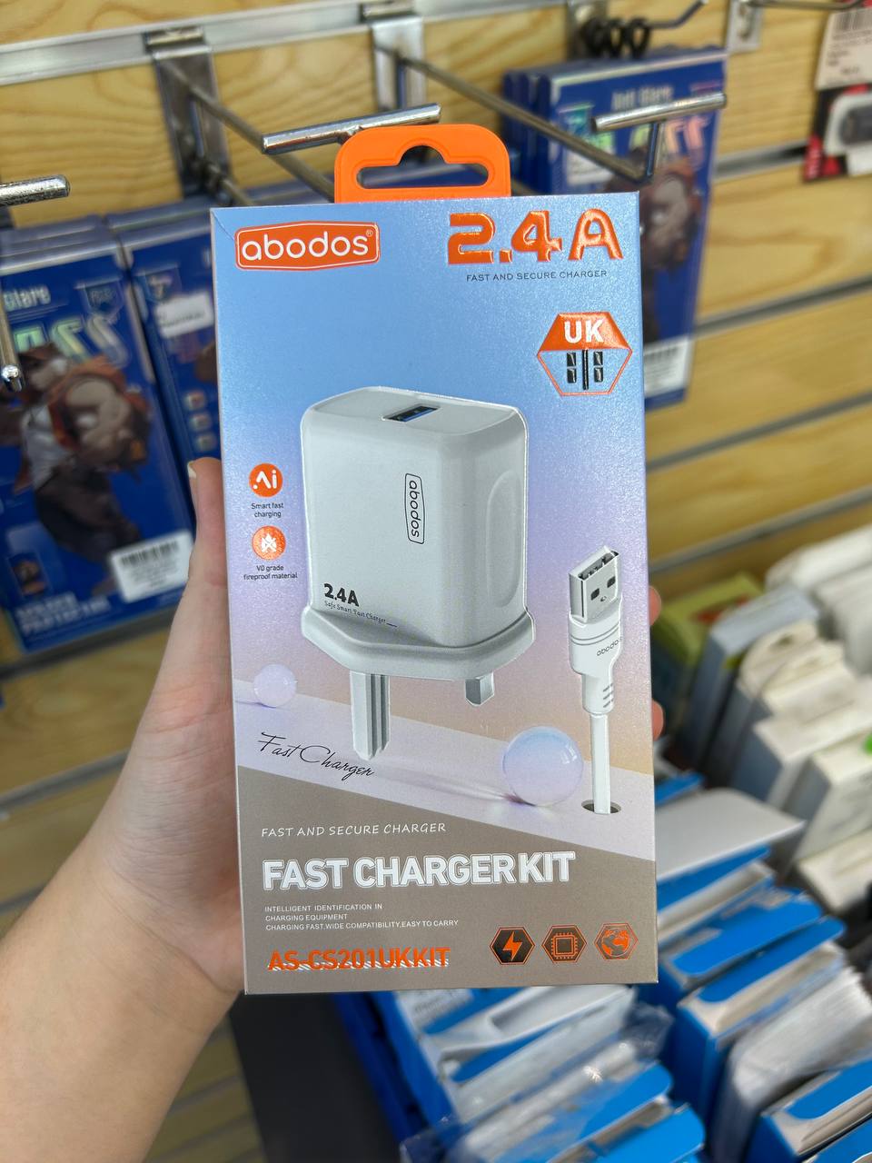 Abodos Fast Charger Kit Micro 2.4A AS-CS201UKKIT
