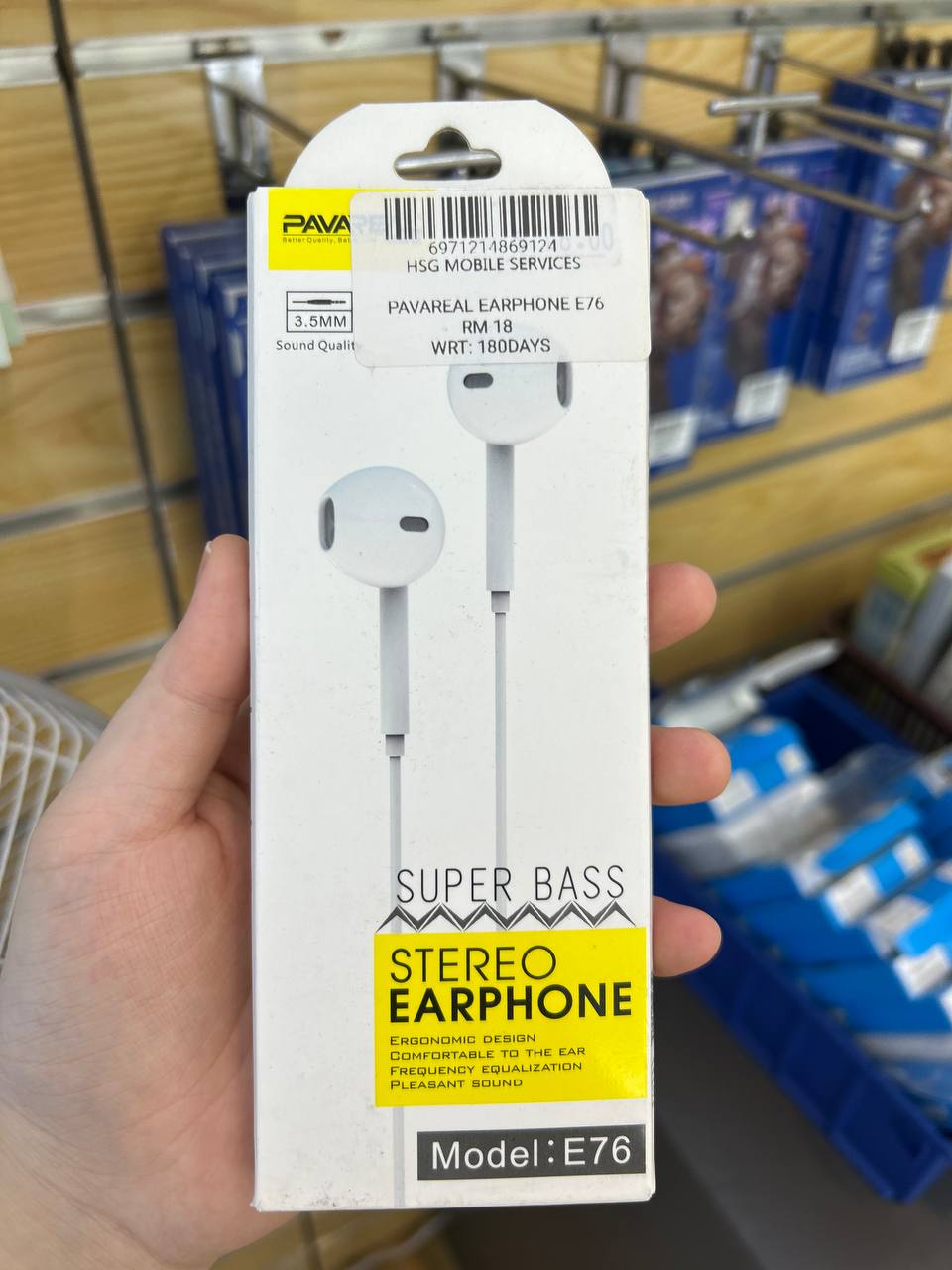PAVAREAL Stereo Earphone E76