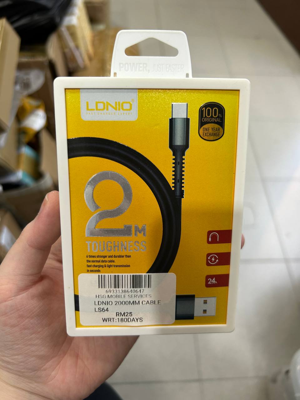 LDNIO Lightning And Type-C And Micro Cable 2000mm