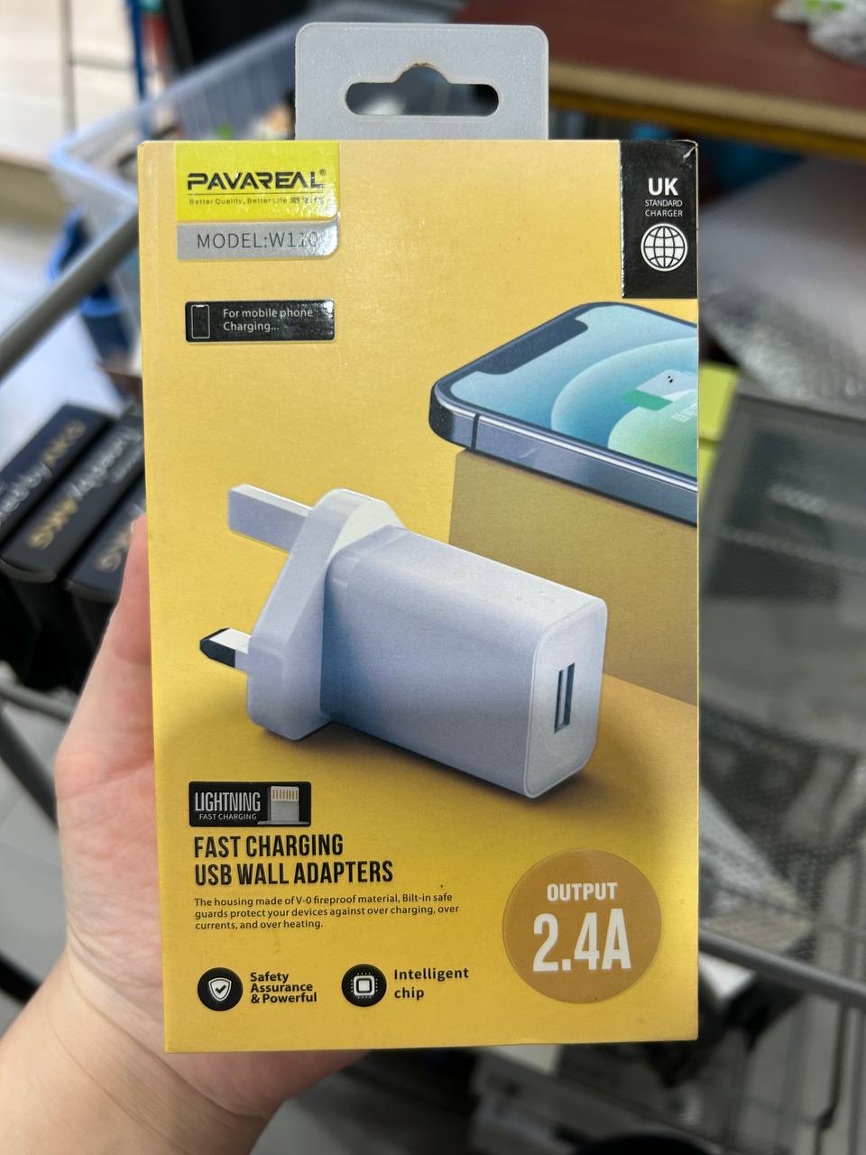 PAVAREAL Fast Charging USB Wall Adapters/Micro/Lightning W110