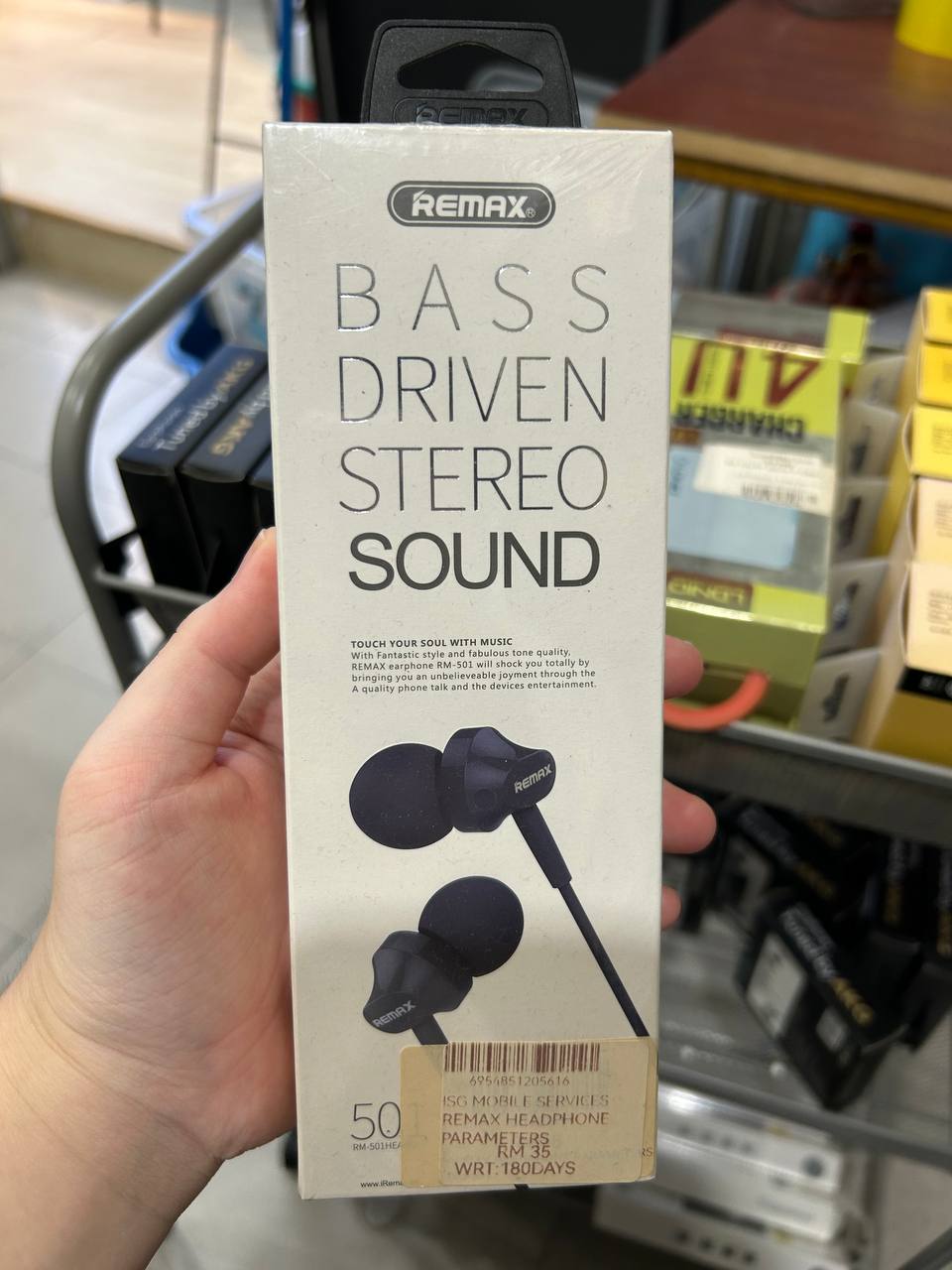 REMAX Bass Driven Stereo Sound Headphone Parameters RM-501