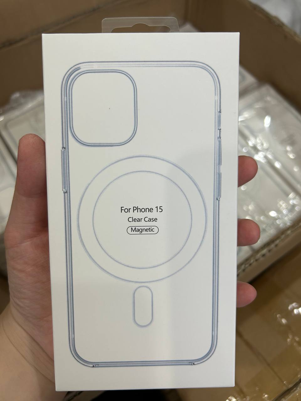 Clear Case Magnetic For IPhone 15