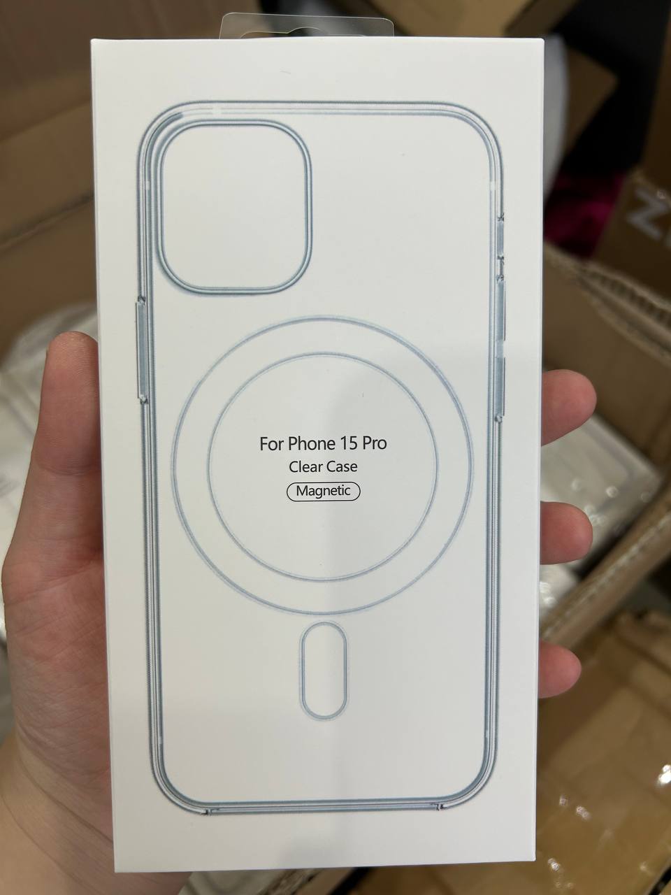 Clear Case Magnetic For IPhone 15 Pro