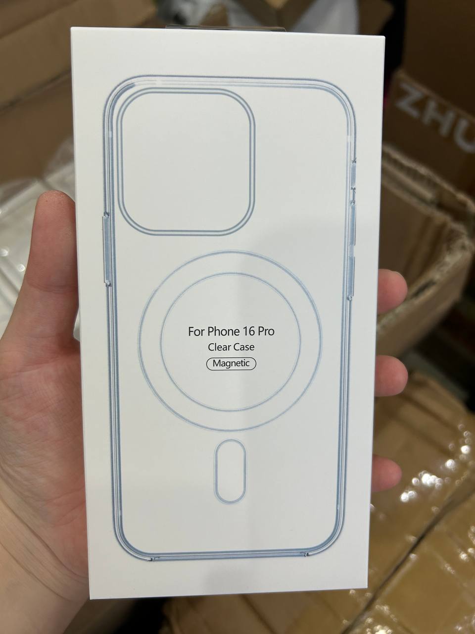 Clear Case Magnetic For IPhone 16 Pro