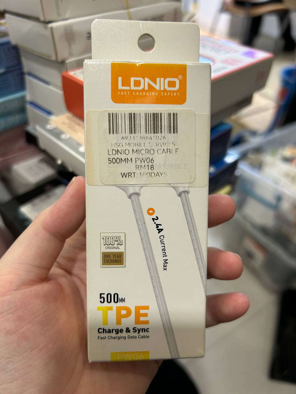 LDNIO TPE Charge&Sync Fast Charging Data Cable Micro PW06