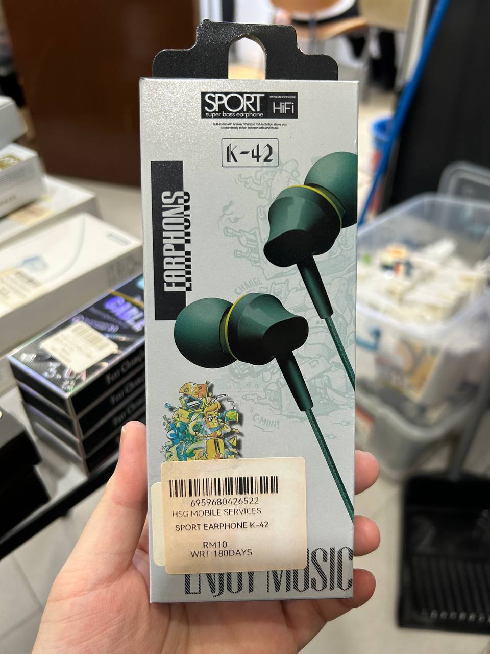 SPORT Super Bass Earphone K-42